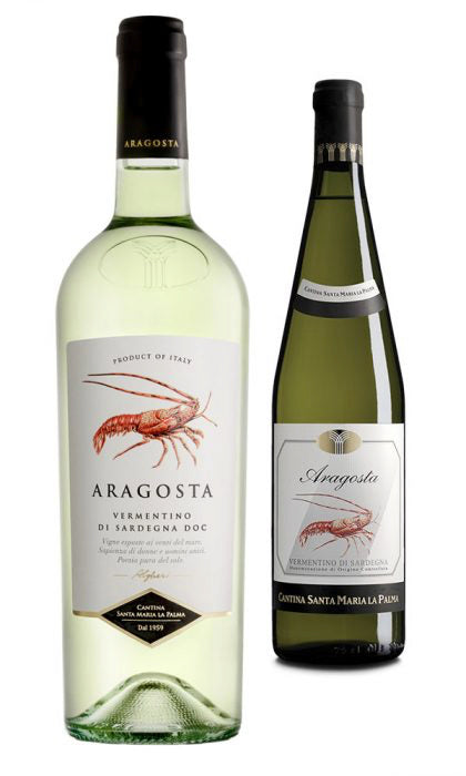 ARAGOSTA Vermentino di Sardegna D.O.C.-Cantina Santa Maria la palma