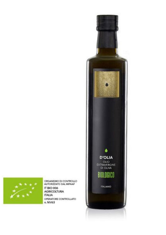 Olio extravergine di oliva BIOLOGICO- D'OLIA